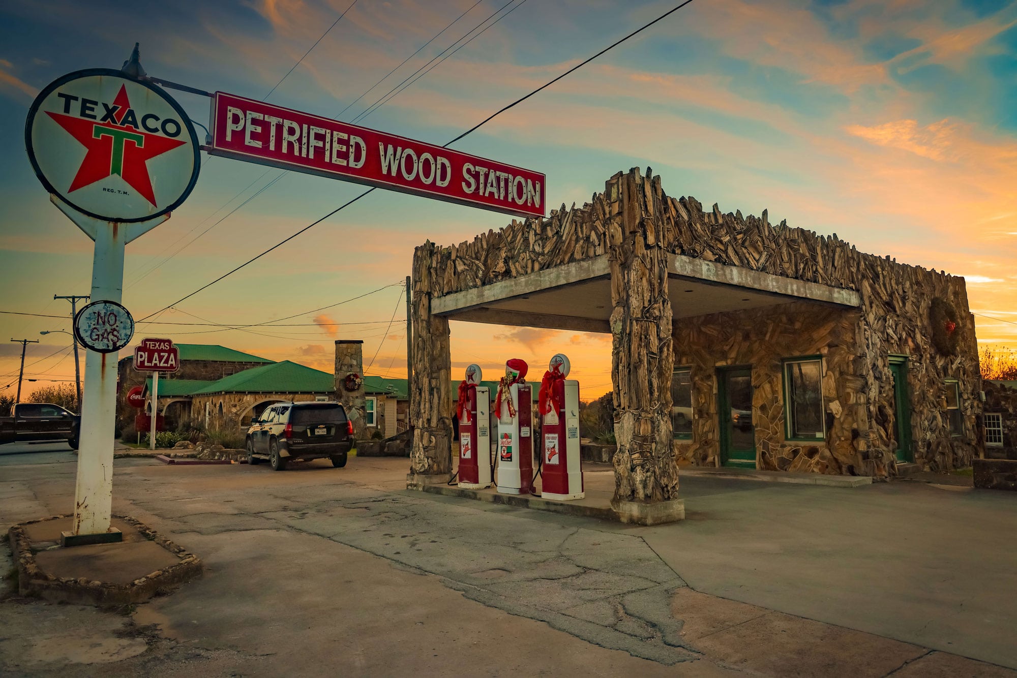 petrified wood station