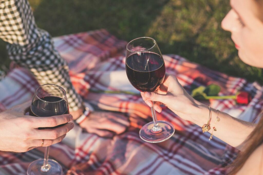 picnic, wine, cheers-1853380.jpg