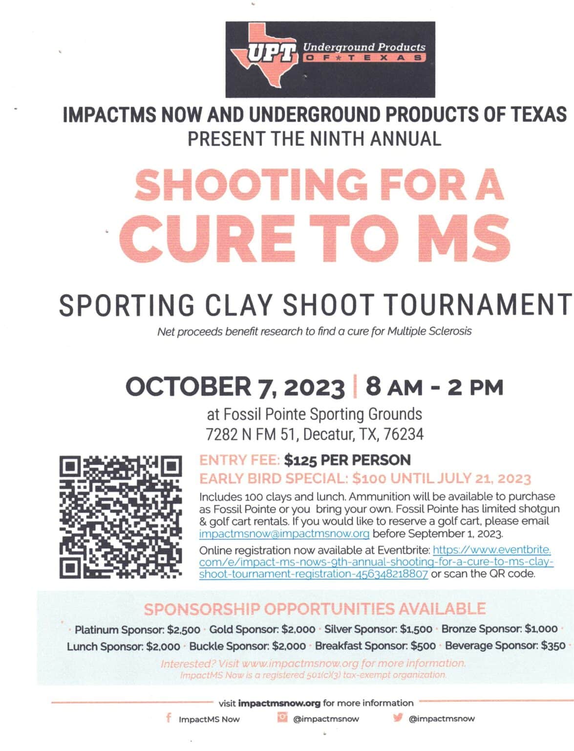 Shooting For a Cure to MS Visit Decatur Texas